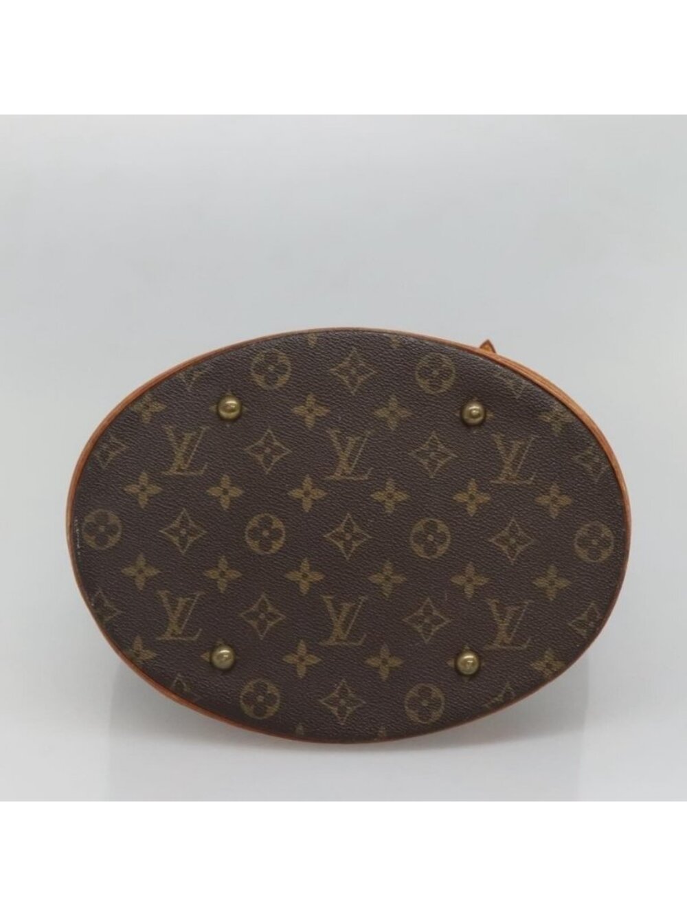 Authentic LOUIS VUITTON Monogram Bucket GM Shoulder Bag M42236 LV - Picture 12 of 16
